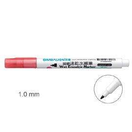 【雄獅】WE-607 速乾水擦筆 1.0mm 紅色/支 