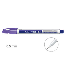 【雄獅】CD25 萬用光碟筆 0.5mm 紫色/支