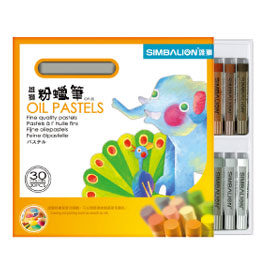 【雄獅】OP-30 粉蠟筆30色/組
