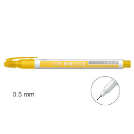 【雄獅】CD25 萬用光碟筆 0.5mm 黃色/支