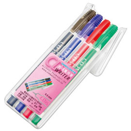 【雄獅】CD25 萬用光碟筆 4色組