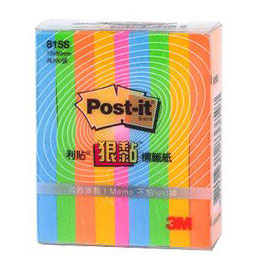 【3M】815S 狠黏可再貼標籤紙系列 5色/包