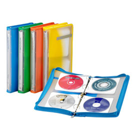 【雙鶖】CD-2156 彩姿56片活頁式CD拉鍊包/個 