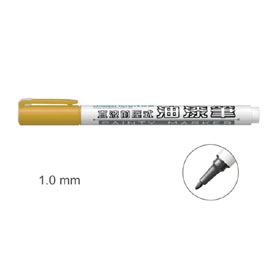 【雄獅】V-310 直液前壓式油漆筆1.0mm 金色/支