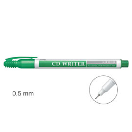 【雄獅】CD25 萬用光碟筆 0.5mm 綠色/支