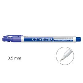 【雄獅】CD25 萬用光碟筆 0.5mm 藍色/支