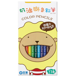 【雄獅】BLCP-12 長支色筆12色/組