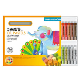 【雄獅】OP-36 粉蠟筆36色/組