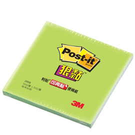 【3M】255S-6 利貼 狠黏 迷你便條紙系列 綠 /本 