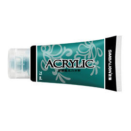 【雄獅】NAC-75 透明壓克力水彩全系列-75ml 青綠色/瓶