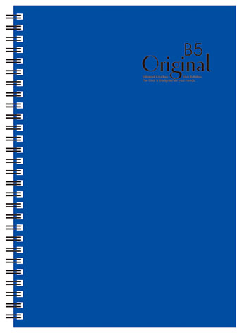 博崴 AD3104 18K原色膠圈筆記-藍(178*258) -3本入 / 包