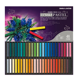 【雄獅】HP-48 硬式粉彩 48色/組
