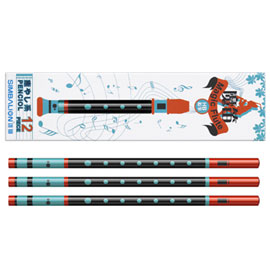 【雄獅】NO.172 HB 吹笛人三角塗頭鉛筆 12入/打