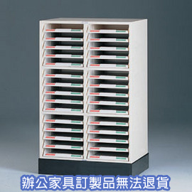 【潔保】 捲門式公文櫃系列 CP-3215+CP-02A 二排腳座