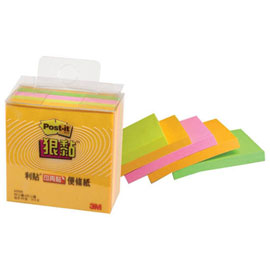 【3M】2055S 利貼 狠黏 小尺寸標籤紙系列 5本/盒