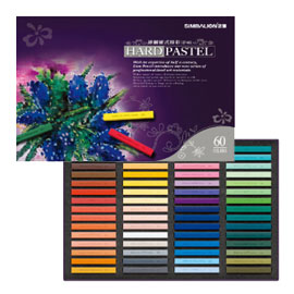 【雄獅】HP-60 硬式粉彩 60色/組