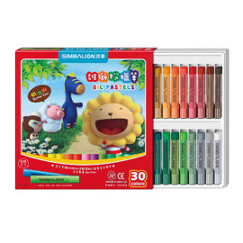 【雄獅】OP-30A 粉蠟筆30色/組