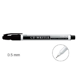【雄獅】CD25 萬用光碟筆 0.5mm 黑色/支