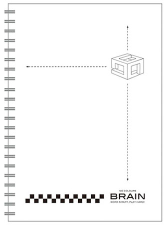 博崴 AW3032 A4無色系列膠圈筆記-白 -3本入 / 包