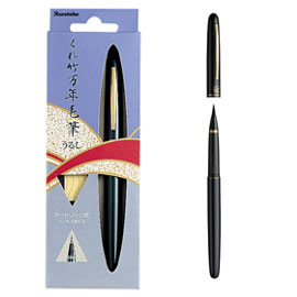 【雙鶖】吳竹 DU140-15C 萬年毛筆 漆調黑軸/盒