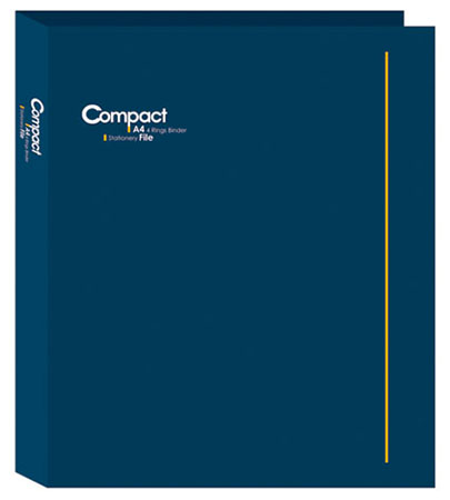 博崴 AO2072 COMPACT A4 3孔夾-藍 / 個