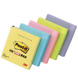 【3M】654-5A 可再貼便條紙系列 粉紫/本