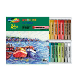 【雄獅】OPL-24 粉蠟筆24色 (特大)/組