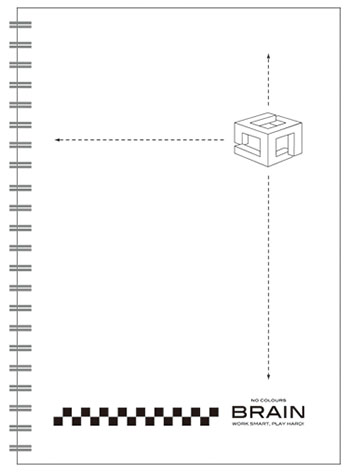 博崴 AW3034 B5無色系列膠圈筆記-白 -3本入 / 包