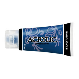 【雄獅】NAC-75 透明壓克力水彩全系列-75ml 酞青藍/瓶