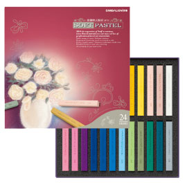 【雄獅】SP-24 軟式粉彩 24色/組