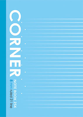博崴 AD1602 CORNER 25K平裝筆記本-藍 -10本入 / 包