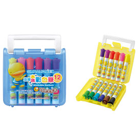 【雄獅】KFW-12A 皇冠可水洗12色彩色筆/組