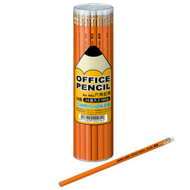 【雄獅】88S 六角皮頭鉛筆 36入/筒