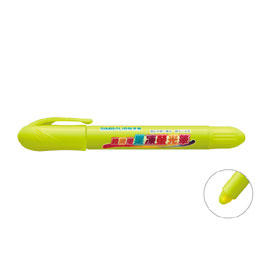 【雄獅】FM-901 超滑溜果凍螢光筆-螢光黃/支