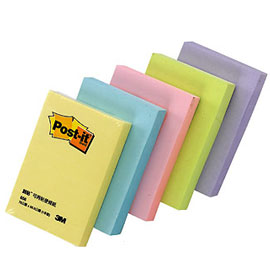 【3M】656-3A 可再貼便條紙系列 粉紅/本