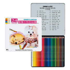 【雄獅】WP-24 水性彩色鉛筆 24色/組