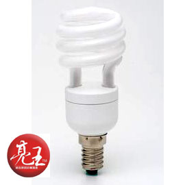 亮王 E14 迷你型T2電子螺旋11W省電燈泡110V 10支入 /箱