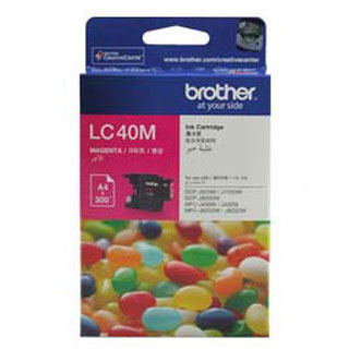 BROTHER 彩色墨水匣 紅色 LC-40M /盒