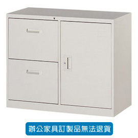 潔保 理想櫃 Lateral Cbinet 系列 UC-3B 複合二抽屜一門式