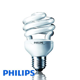 飛利浦 T2 螺旋13W省電燈泡E27 110V 10支入 /箱