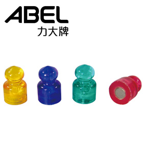 力大 00417 圓柱型強力磁鐵 4個/卡