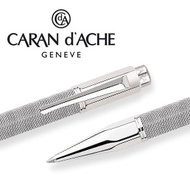 CARAN d'ACHE 瑞士卡達 VARIUS 維樂斯鎧甲原子筆(灰) / 支