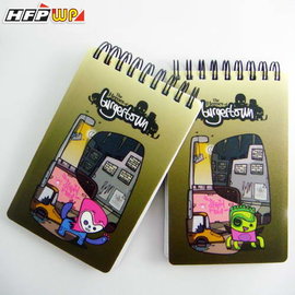 HFPWP 全球限量 Burgertown 名設計師口袋型直式筆記本 BTN3351