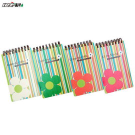 HFPWP 繽紛線條口袋型筆記本 隨機出色 N3351GPF