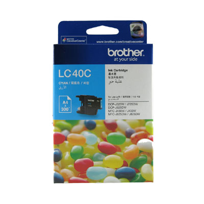BROTHER 彩色墨水匣 藍色 LC-40C /盒
