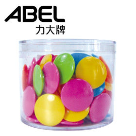 力大 00403 30mm 圓型磁鐵-筒裝 70個/筒