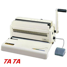 TATA 雙線圈3:1電動鐵環 40孔 打孔裝訂機 KASSEL-31E /台
