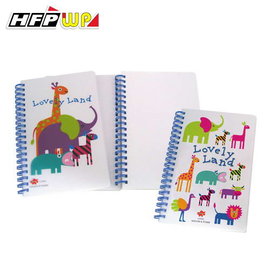 HFPWP 空白筆記本 (B6) 動物園隨手記 *限量商品* 環保材質 非大陸製 LYCB6