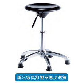 潔保 吧台椅系列 P-2023W 黑色 (活動輪)