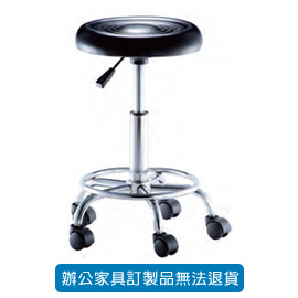 潔保 吧台椅系列 P-1010 黑色 (活動輪)